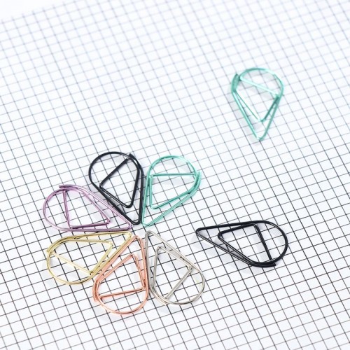 Скрепка-закладка Серебристая маленькая