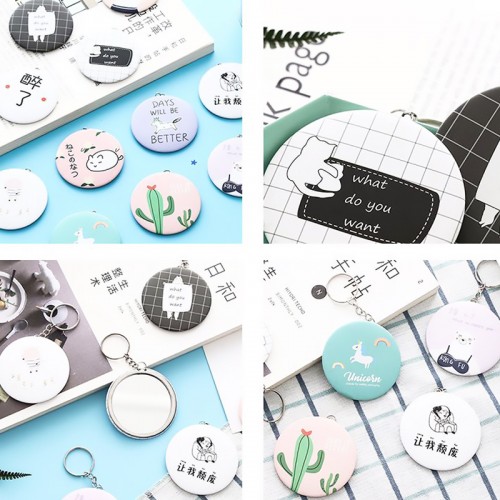 Карманное зеркало "Наслаждайся своей жизнью"