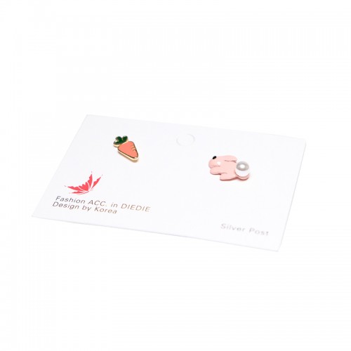 Серьги rabbit and carrot