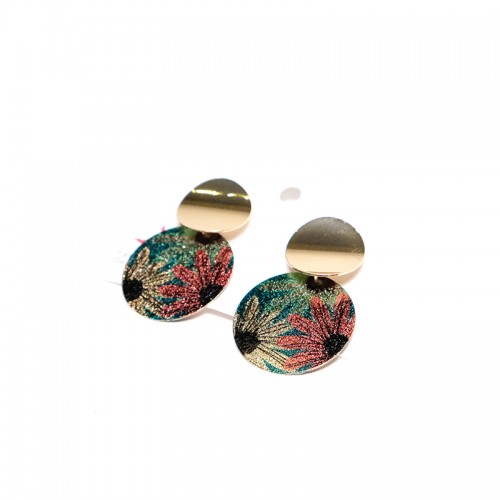 Серьги art flowers 