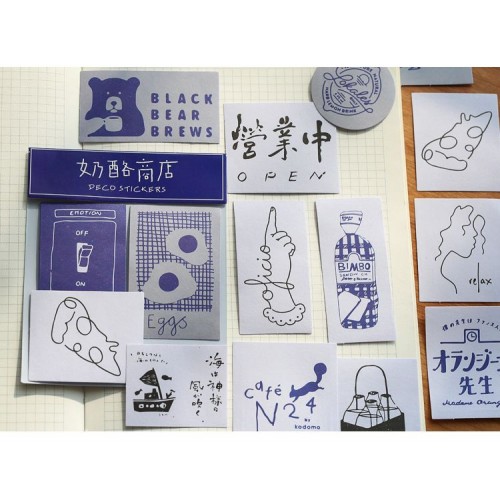 Наклейки Deco Navy 60шт